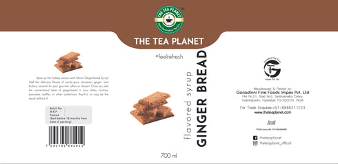 The Tea Planet Gingerbread Syrup 700 ml